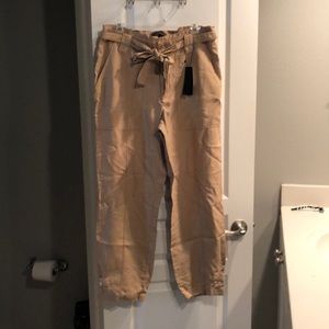 Banana Republic khaki colored pants. 12L. Never worn.